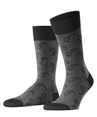 Burlington Paisley SO Socken Herren - black (3000)