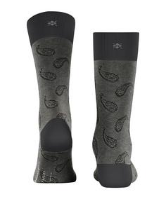 Rückansicht von Burlington Paisley SO Freizeitsocken Herren black (3000)