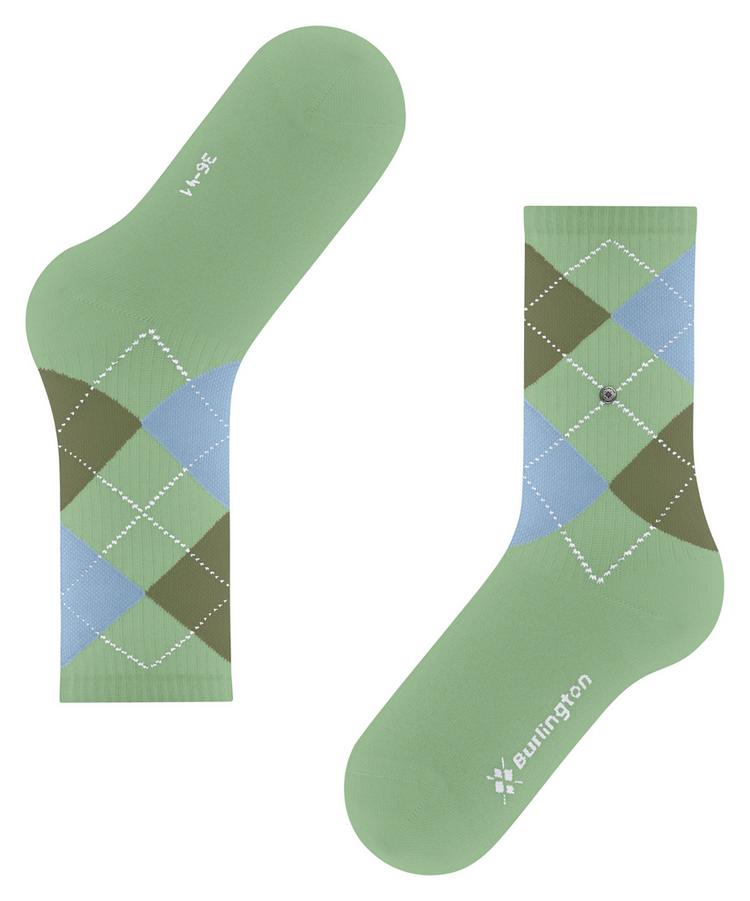 Burlington Burlington Rib Courtside SO Socken Damen - quiet green (7378) - 2 | SportScheck