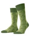 Burlington Paisley Socken Herren - fir green (7656)