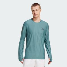 Rückansicht von adidas Own the Run Longsleeve Funktionsshirt Herren Preloved Teal