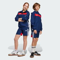 Rückansicht von adidas Tiro 25 Essentials Woven Kids Shorts Funktionsshorts Kinder Team Navy / Red