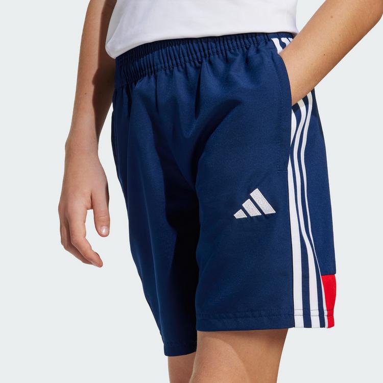 adidas adidas Tiro 25 Essentials Woven Kids Shorts Funktionsshorts Kinder - Team Navy / Red - 0 | SportScheck