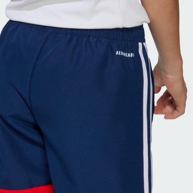 adidas adidas Tiro 25 Essentials Woven Kids Shorts Funktionsshorts Kinder - Team Navy / Red - 1 | SportScheck