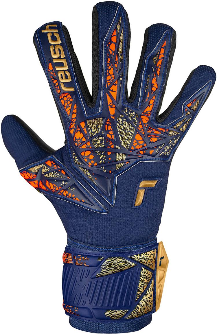 Reusch Reusch Attrakt Silver NC Torwarthandschuhe - 4411 premium blue/gold/black - 0 | SportScheck