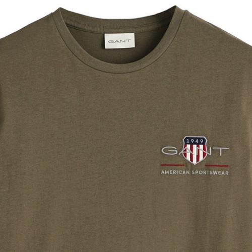 Rückansicht von GANT T-Shirt T-Shirt Herren Grün