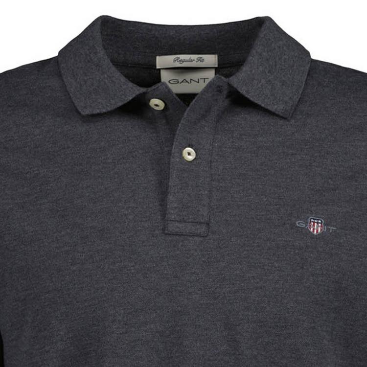 GANT GANT Poloshirt Poloshirt Herren - Anthrazit Melange - 1 | SportScheck