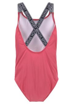 Rückansicht von Bench Badeanzug Badeanzug Damen pink