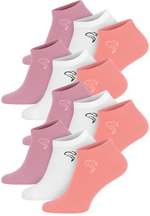 Rückansicht von Black Snake 12 Pack Sneaker Socken smooth style Laufsocken Weiß