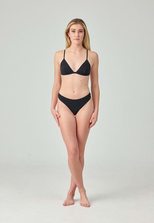 Rückansicht von Snocks Triangle Soft BH BH Damen Schwarz