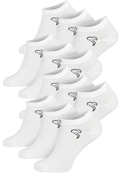 Rückansicht von Black Snake 12 Pack Sneaker Socken smooth style Laufsocken Weiß