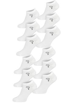 Black Snake 12 Pack Sneaker Socken smooth style Laufsocken Weiß
