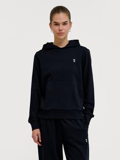 Rückansicht von hummel hmlPULSE W SWEAT HOODIE Hoodie Damen BLACK