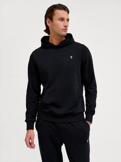 Rückansicht von hummel hmlPULSE SWEAT HOODIE Hoodie Herren BLACK