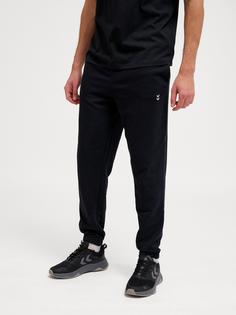 Rückansicht von hummel hmlPULSE SWEAT PANTS Trainingshose Herren DRESS BLUES