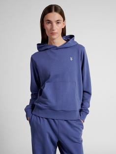 Rückansicht von hummel hmlPULSE W SWEAT HOODIE Hoodie Damen BLUE INDIGO
