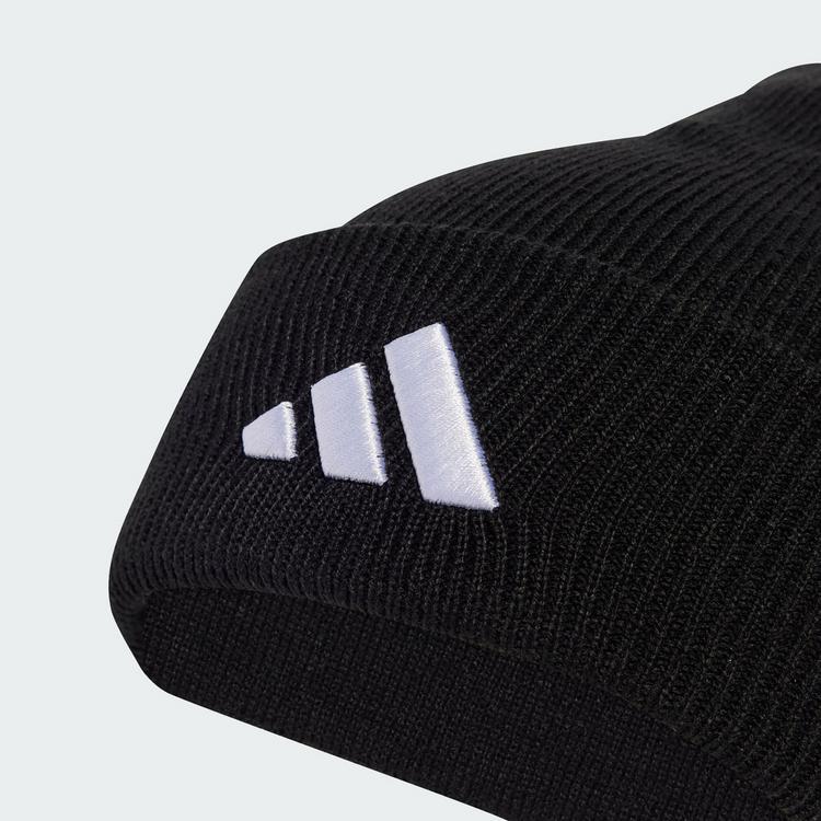 adidas adidas New Logo Beanie Cuff Beanie - Black / White - 0 | SportScheck
