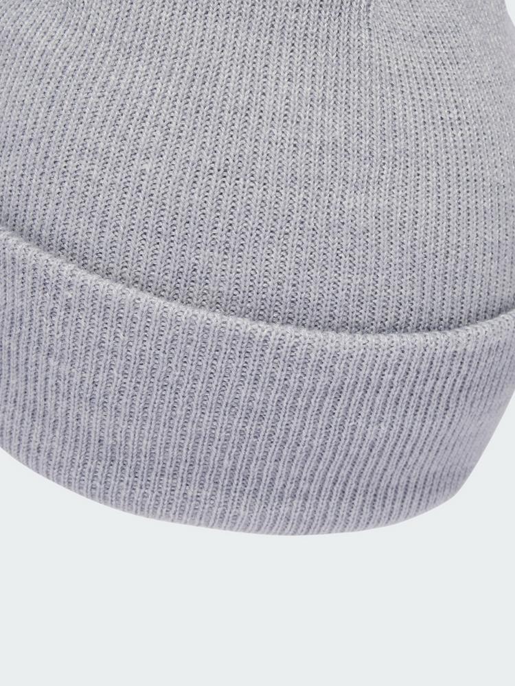 adidas adidas New Logo Beanie Cuff Beanie - Light Grey Heather / White - 1 | SportScheck