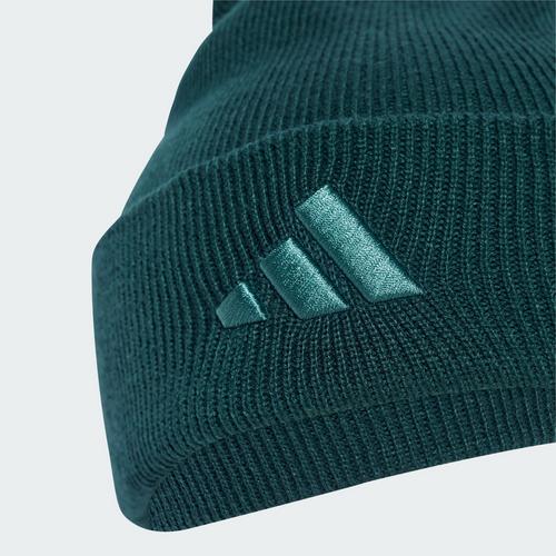 Rückansicht von adidas New Logo Beanie Cuff Beanie Aurora Ivy / Preloved Teal