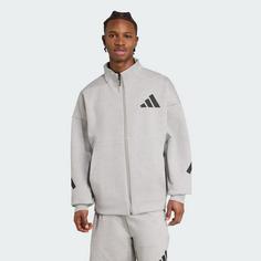 Rückansicht von adidas adidas Z.N.E. Trainingsjacke Trainingsanzug Herren Medium Grey Heather