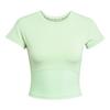 adidas Hyperglam Rib Baby T-Shirt Funktionsshirt Damen - Semi Green Spark / Lime Burst