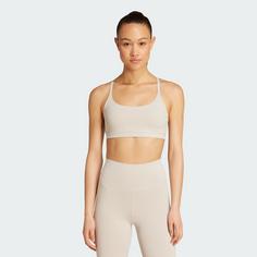 Rückansicht von adidas adidas All Me Light Support Sport-BH Sport-BH Damen Beige