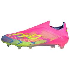 adidas F50 Elite Laceless FG Fußballschuh Fußballschuhe Lucid Pink / Lucid Lemon / Blue Fusion