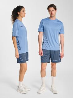 Rückansicht von hummel hmlPROMO DUO SET Trainingsanzug Herren ALLURE/CHINA BLUE