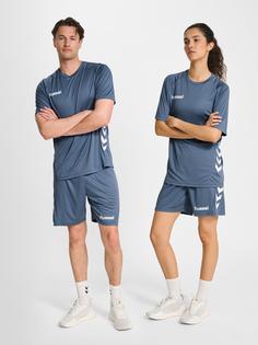 Rückansicht von hummel hmlPROMO SET Trainingsanzug Herren CHINA BLUE