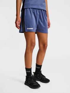 Rückansicht von hummel hmlMULTI PL SHORTS WOMAN Funktionsshorts Damen BLUE INDIGO