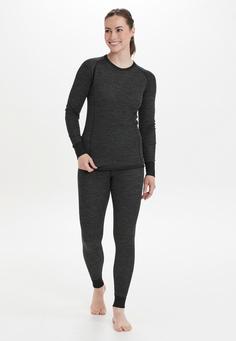 Rückansicht von Whistler BRANDI Skishirt Damen 1011 Dark Grey Melange