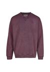 Cleptomanicx Ligull Washed Sweatshirt Herren - Plum Perfect