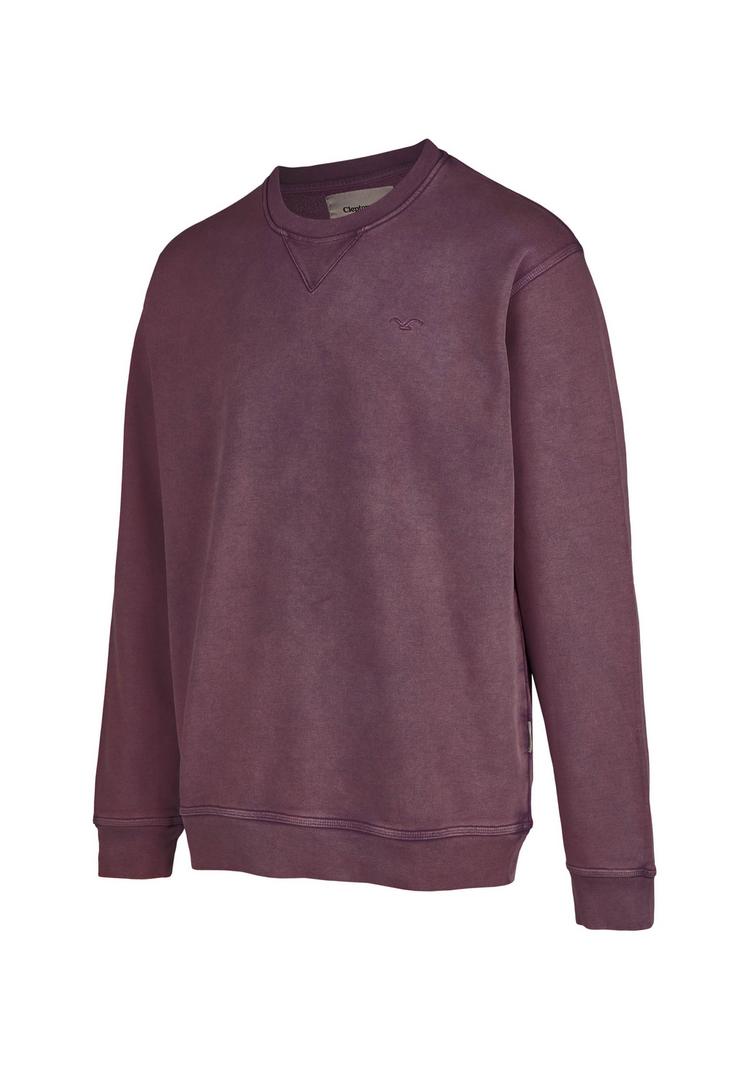 Cleptomanicx Cleptomanicx Ligull Washed Sweatshirt Herren - Plum Perfect - 0 | SportScheck