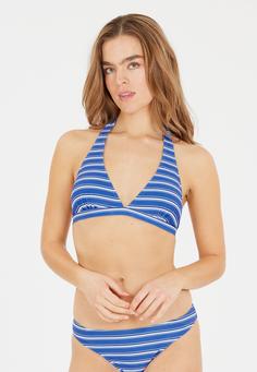 Rückansicht von Cruz Pozzuoli Bikini Oberteil Damen Print 3577 Blue stripe