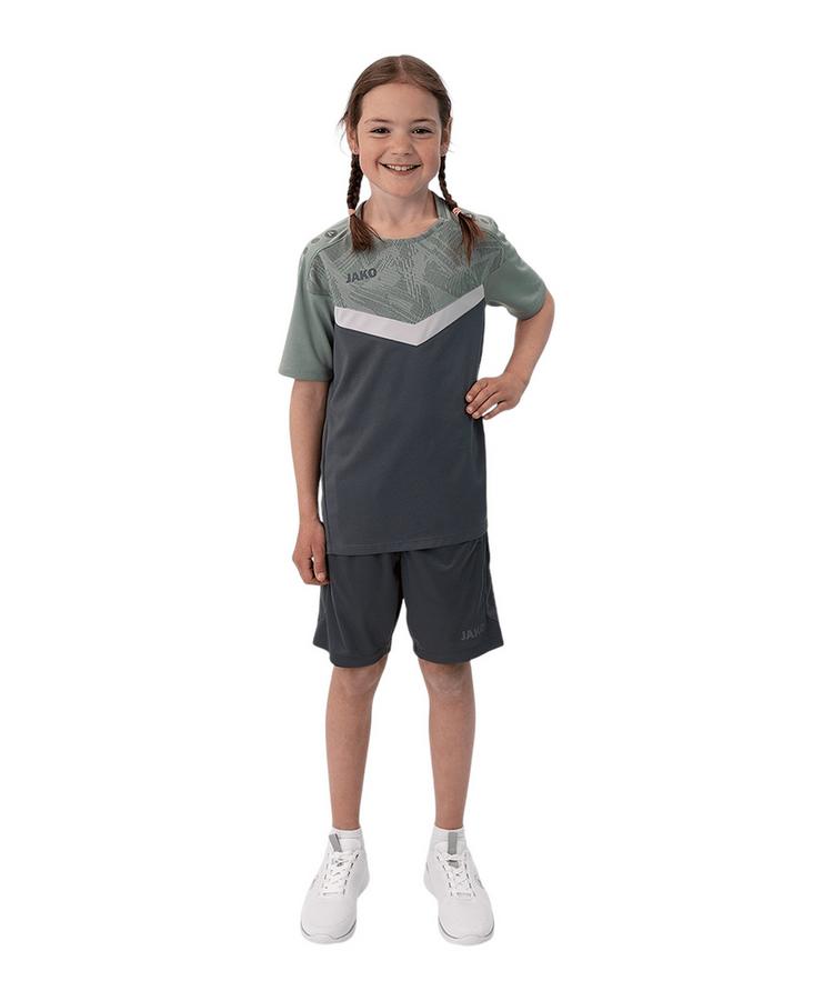 JAKO JAKO Iconic T-Shirt Kids Funktionsshirt Kinder - graugruen - 0 | SportScheck