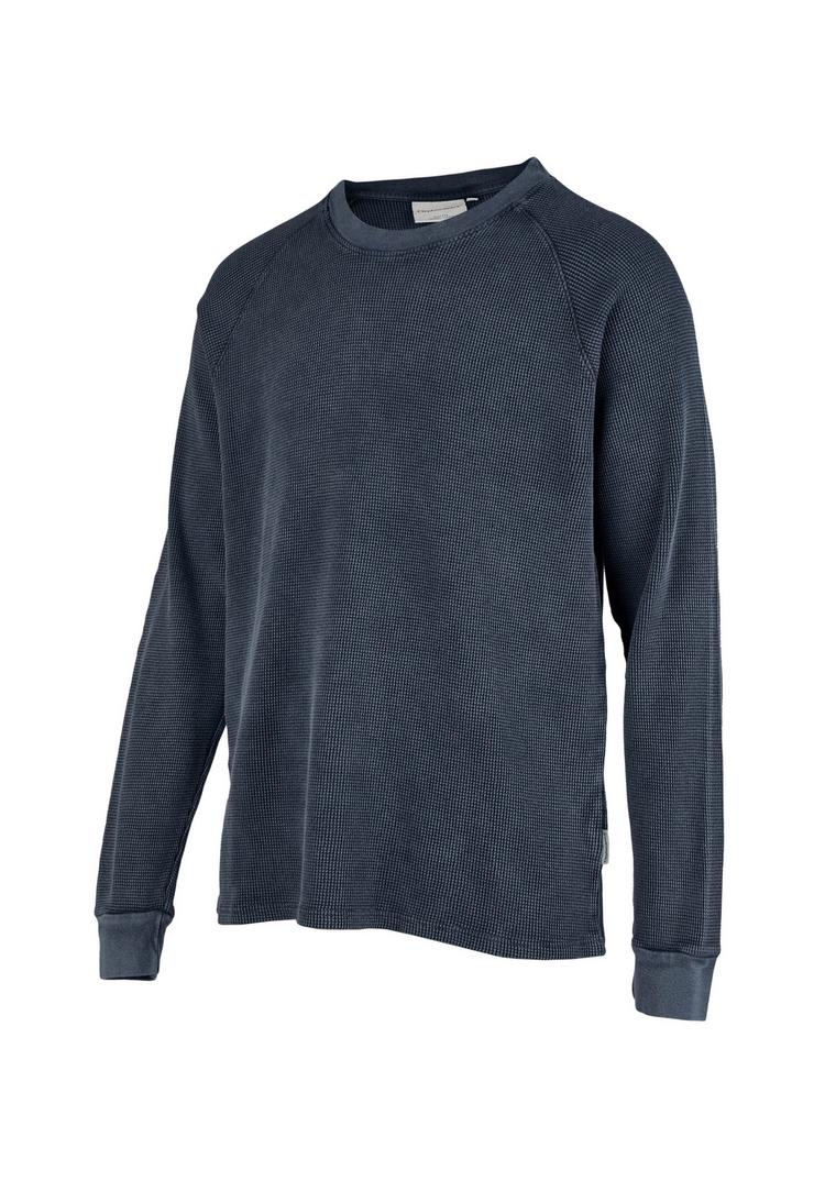 Cleptomanicx Cleptomanicx Boxy Crewneck Thermal Longsweat Herren - Sky Captain - 0 | SportScheck