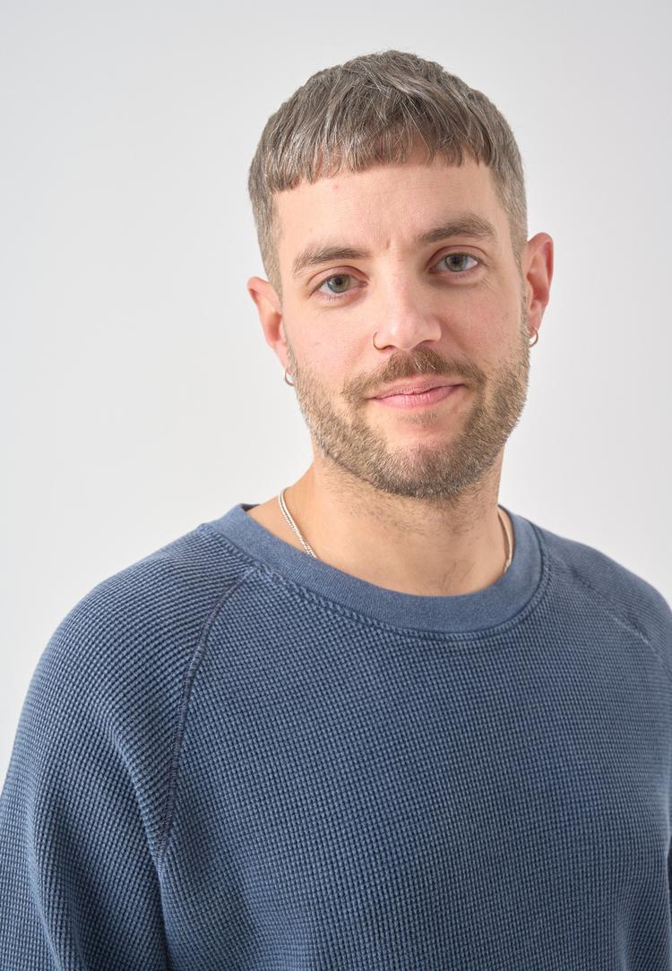 Cleptomanicx Cleptomanicx Boxy Crewneck Thermal Longsweat Herren - Sky Captain - 3 | SportScheck