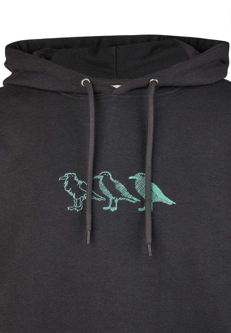 Cleptomanicx Cleptomanicx Classic Hooded Scribble Gull Kapuzenshirt Herren - Blue Graphite - 3 | SportScheck