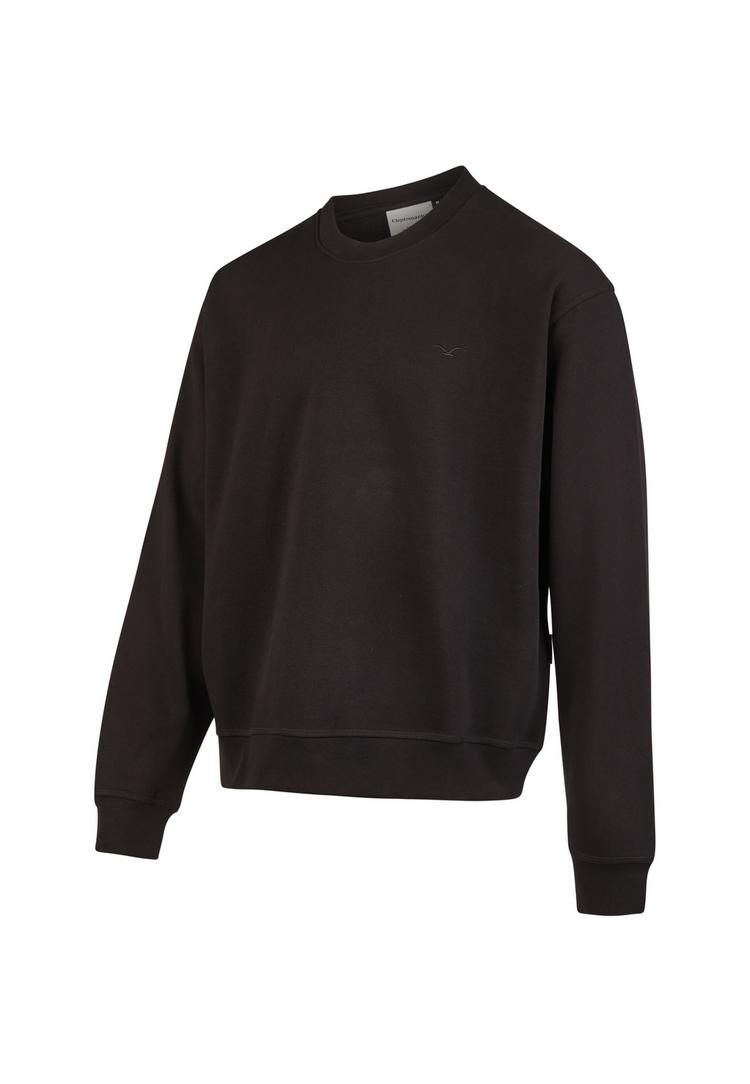 Cleptomanicx Cleptomanicx Boxy Crewneck Ligull Boxy Crop Longsweat Herren - Black - 0 | SportScheck