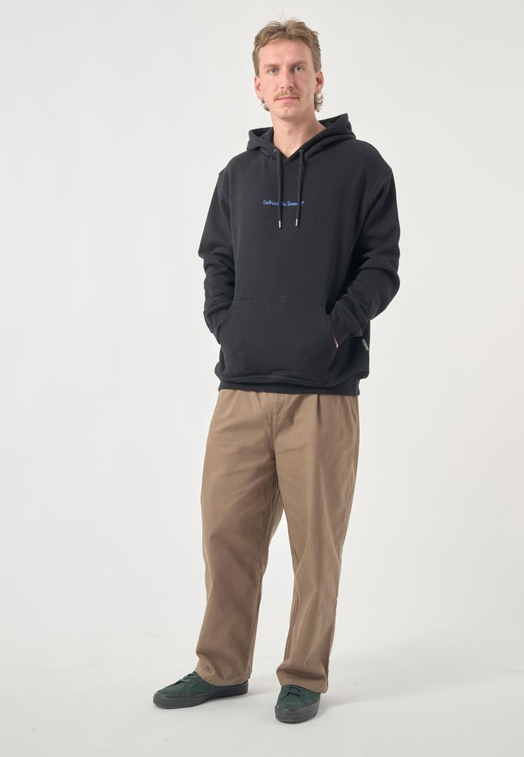 Cleptomanicx Cleptomanicx Classic Hooded Embrace Kapuzenshirt Herren - Black - 0 | SportScheck