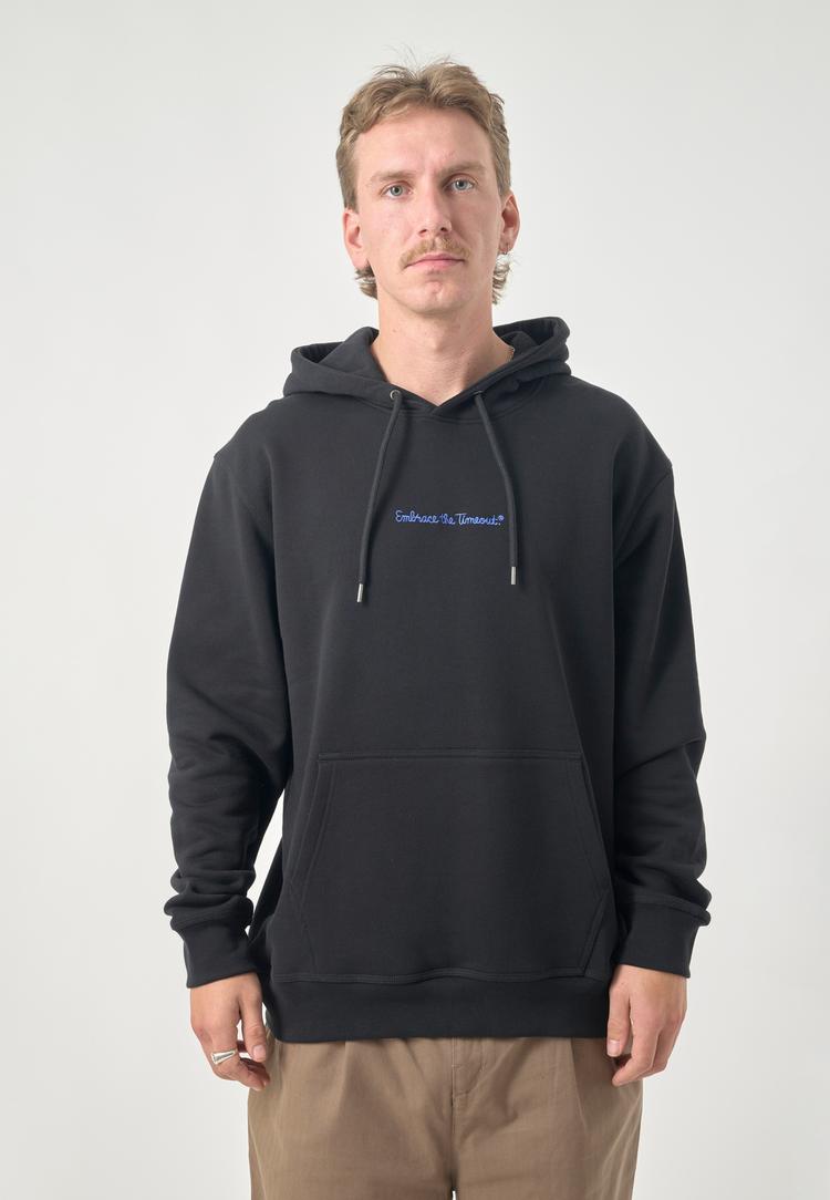 Cleptomanicx Cleptomanicx Classic Hooded Embrace Kapuzenshirt Herren - Black - 1 | SportScheck
