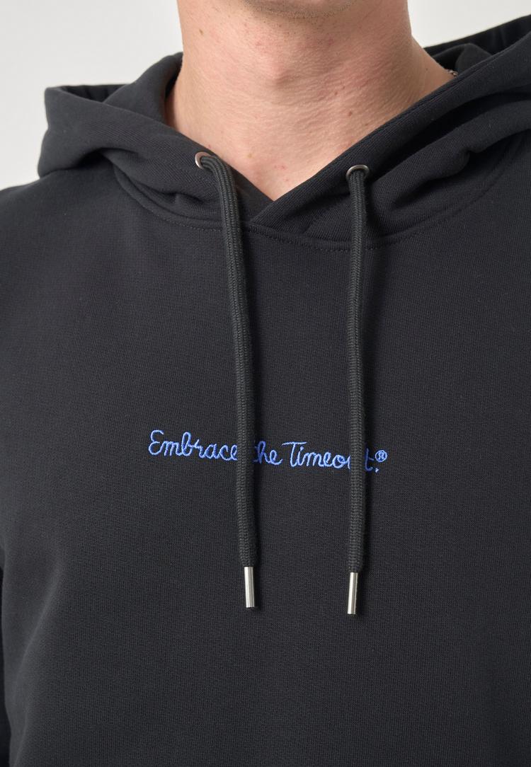 Cleptomanicx Cleptomanicx Classic Hooded Embrace Kapuzenshirt Herren - Black - 1 | SportScheck