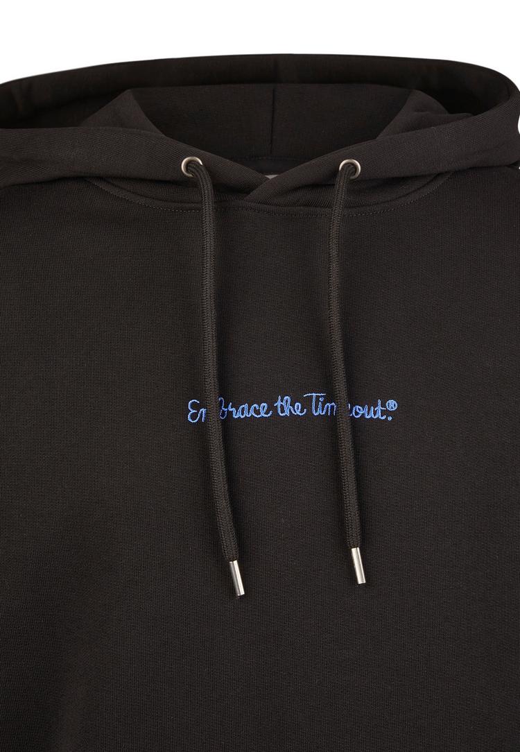 Cleptomanicx Cleptomanicx Classic Hooded Embrace Kapuzenshirt Herren - Black - 2 | SportScheck