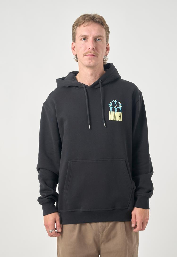 Cleptomanicx Cleptomanicx Classic Hooded Gathering Kapuzenshirt Herren - Black - 0 | SportScheck