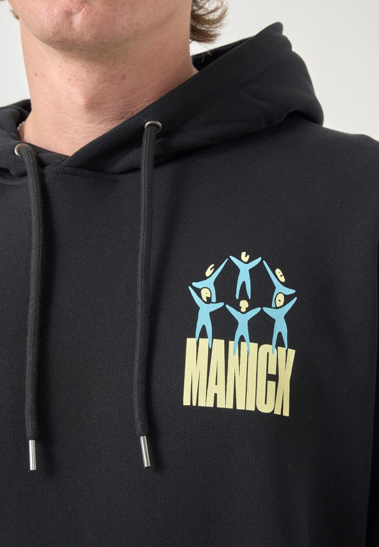 Cleptomanicx Cleptomanicx Classic Hooded Gathering Kapuzenshirt Herren - Black - 2 | SportScheck