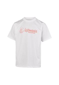 Cleptomanicx Classic Tee Club Cullinaire Printshirt Herren White