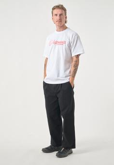 Rückansicht von Cleptomanicx Classic Tee Club Cullinaire Printshirt Herren White