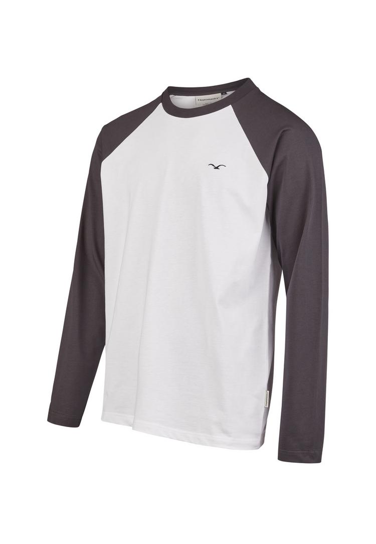 Cleptomanicx Cleptomanicx Longsleeve Ligull College Langarmshirt Herren - Blue Graphite - 0 | SportScheck