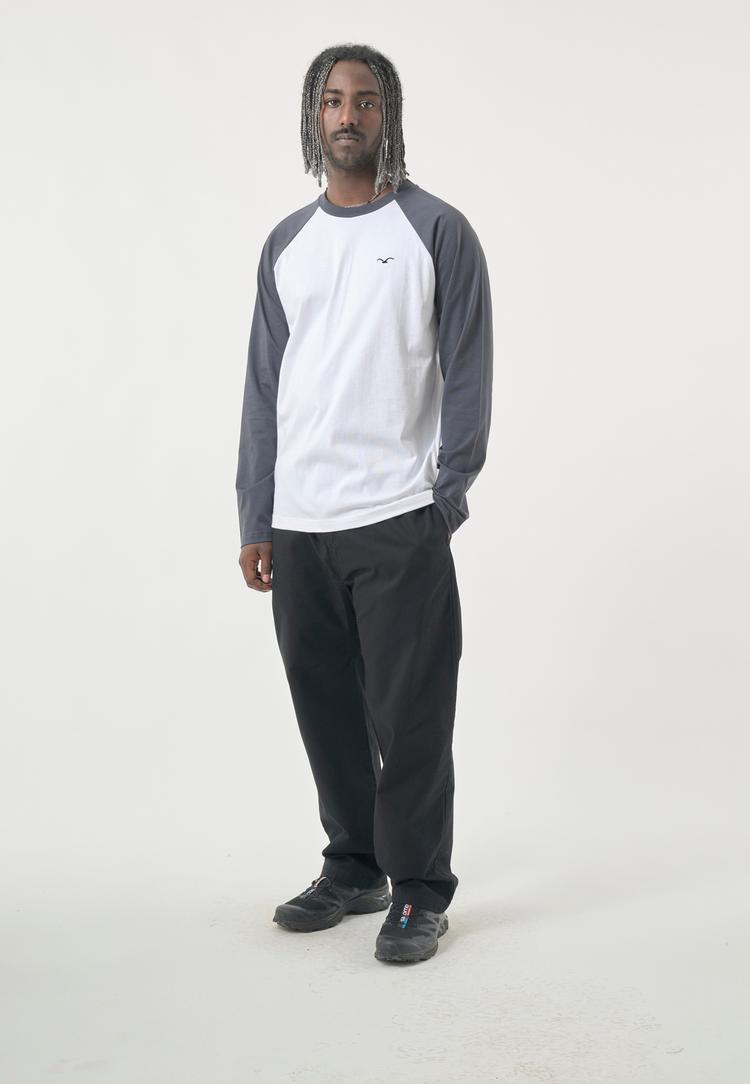 Cleptomanicx Cleptomanicx Longsleeve Ligull College Langarmshirt Herren - Blue Graphite - 1 | SportScheck