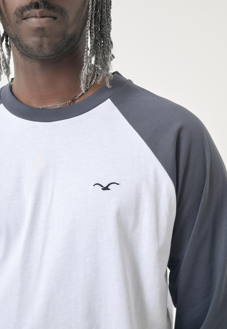 Cleptomanicx Cleptomanicx Longsleeve Ligull College Langarmshirt Herren - Blue Graphite - 1 | SportScheck